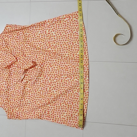 Ann Taylor Petite L Sleeveless Dress Shirt Animal Print - Picture 13 of 13